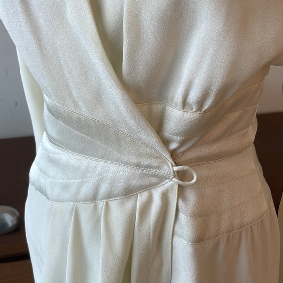 ST GILLIAN VINTAGE 60s White wrap dress - Picture 8 of 12